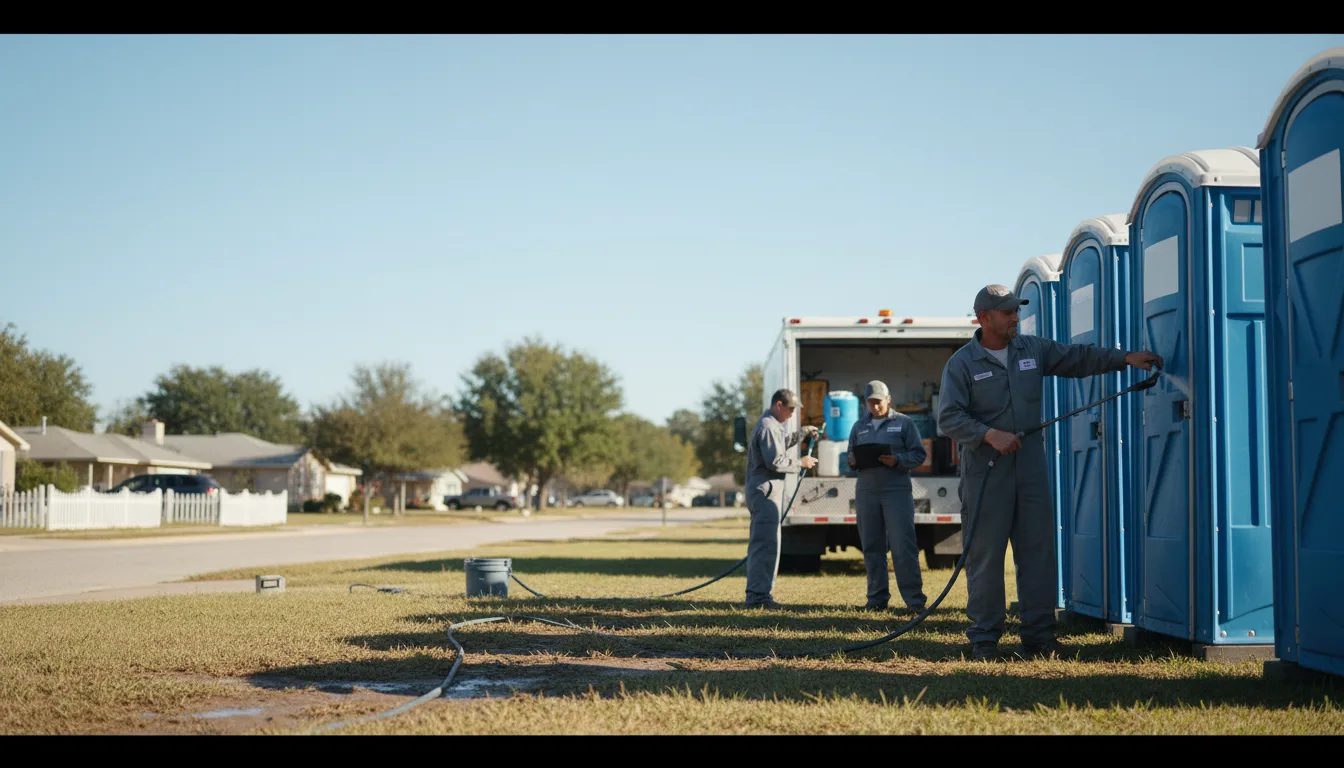 Long-Term Portable Toilet Rental in Iowa, LA near me